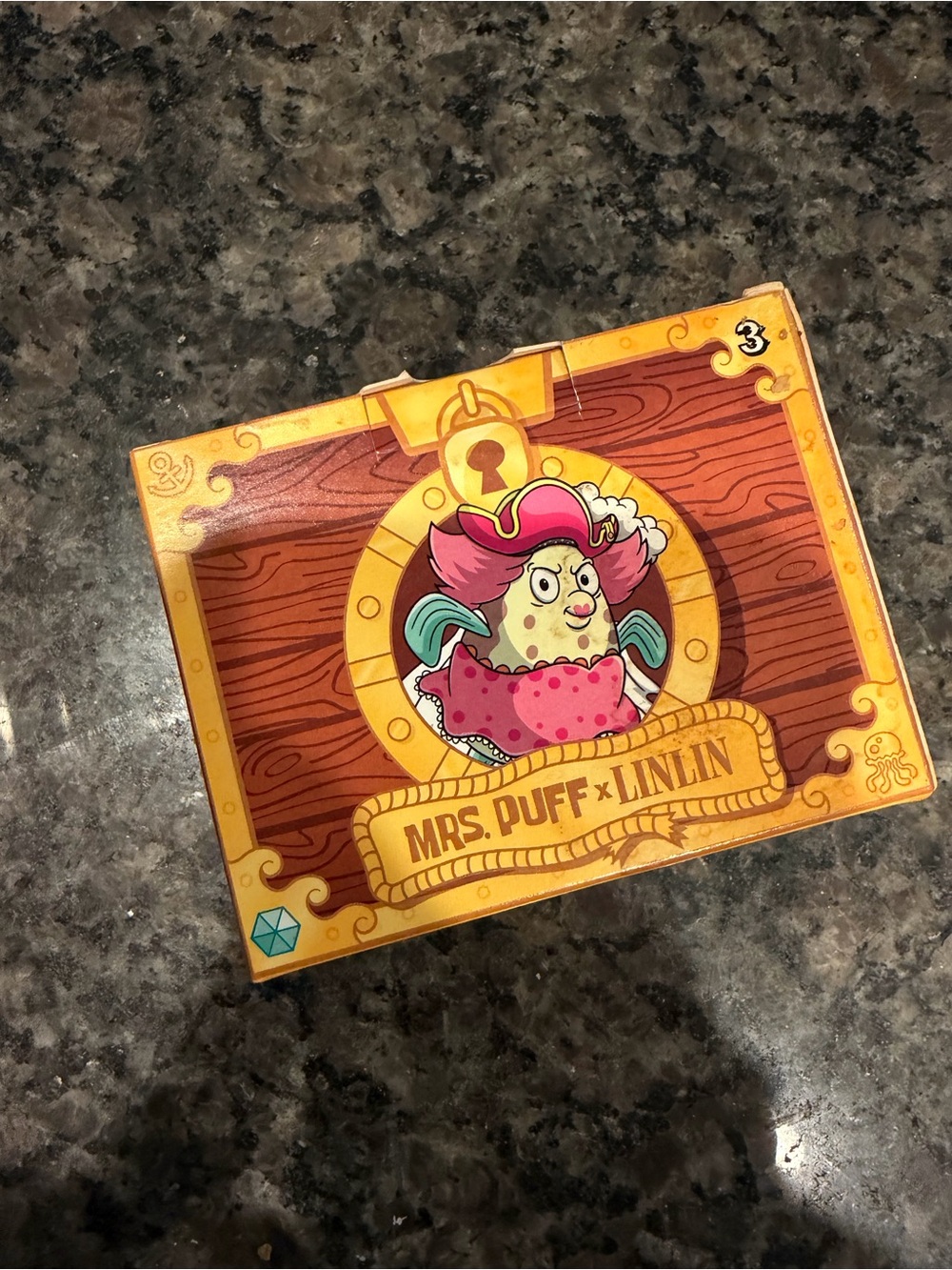 McDonald's Yellow and Pink Mrs. Puff Bird Toy Box